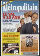 3 vues Communication externe. - Revue Le Métropolitain numéro spécial